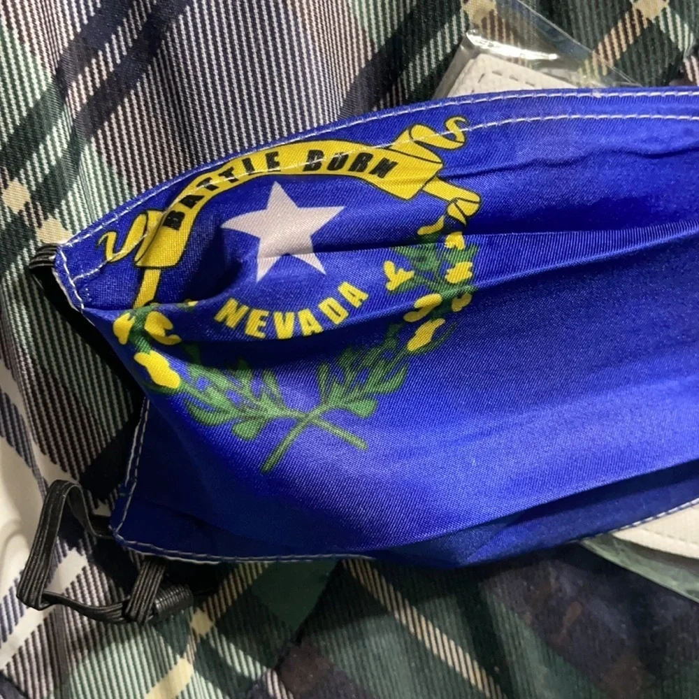 New Nevada flag face mask